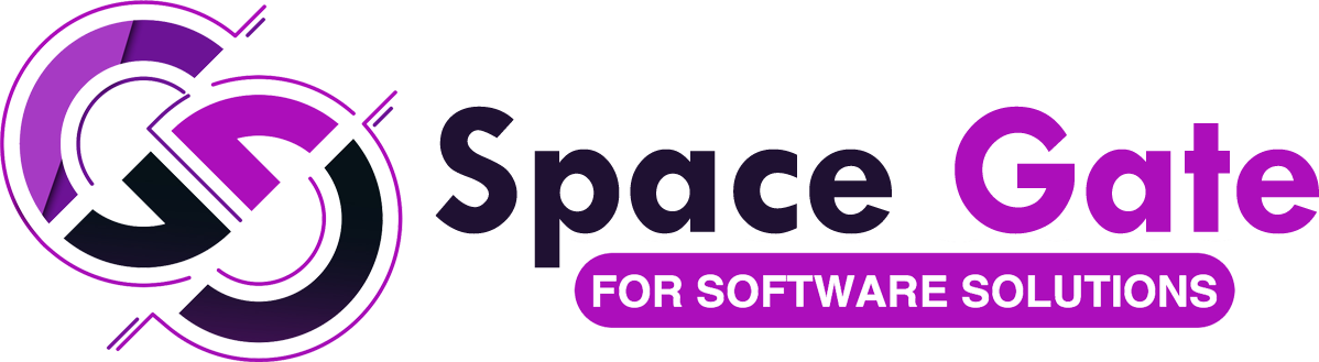 شعار برنامج Space Gate لإدارة الشبكات